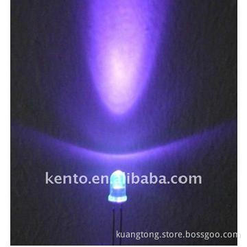 5mm round long feet UV led diode